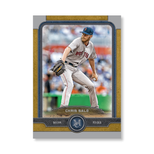 Chris Sale Topps Museum Baseball Base Cards Poster Gold Ed. # to 1- artbble-pos-19tmbb-1011-gold-s