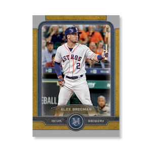 Alex Bregman Topps Museum Baseball Base Cards Poster Gold Ed. # to 1- artbble-pos-19tmbb-1030-gold-s