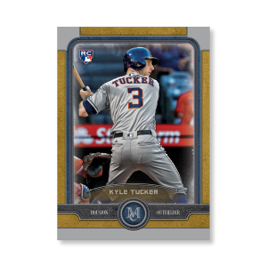 Kyle Tucker Topps Museum Baseball Base Cards Poster Gold Ed. # to 1- artbble-pos-19tmbb-1031-gold-s