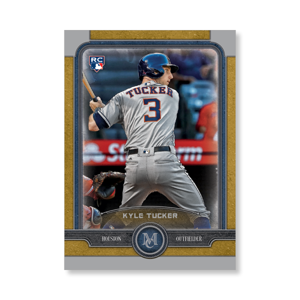Kyle Tucker Topps Museum Baseball Base Cards Poster Gold Ed. # to 1- artbble-pos-19tmbb-1031-gold-s