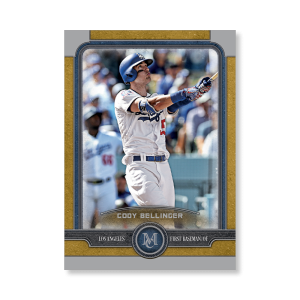 Cody Bellinger Topps Museum Baseball Base Cards Poster Gold Ed. # to 1- artbble-pos-19tmbb-1036-gold-s