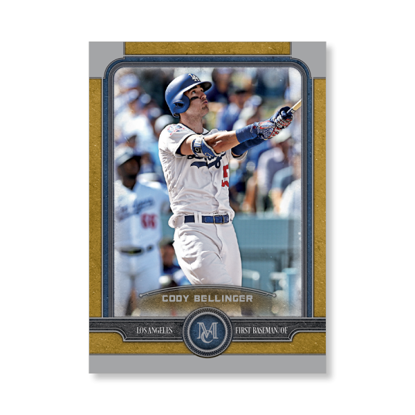 Cody Bellinger Topps Museum Baseball Base Cards Poster Gold Ed. # to 1- artbble-pos-19tmbb-1036-gold-s