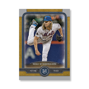 Noah Syndergaard Topps Museum Baseball Base Cards Poster Gold Ed. # to 1- artbble-pos-19tmbb-1038-gold-s