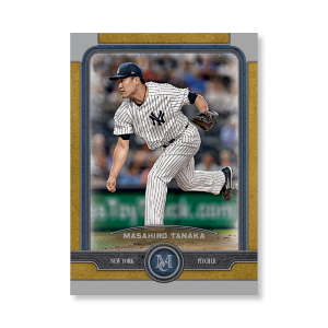 Masahiro Tanaka Topps Museum Baseball Base Cards Poster Gold Ed. # to 1- artbble-pos-19tmbb-1042-gold-s
