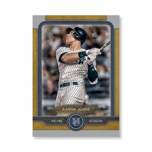 Aaron Judge Topps Museum Baseball Base Cards Poster Gold Ed. # to 1- artbble-pos-19tmbb-1044-gold-s