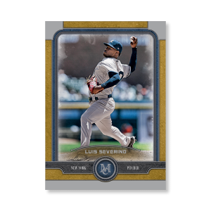 Luis Severino Topps Museum Baseball Base Cards Poster Gold Ed. # to 1- artbble-pos-19tmbb-1045-gold-s