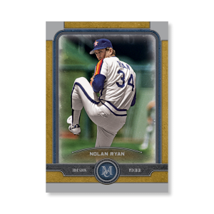 Nolan Ryan Topps Museum Baseball Base Cards Poster Gold Ed. # to 1- artbble-pos-19tmbb-1084-gold-s