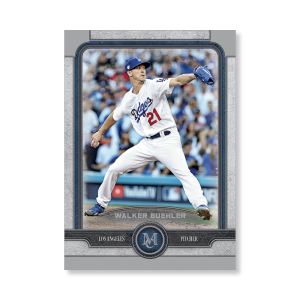 Walker Buehler Topps Museum Baseball Base Cards Poster # to 99- artbble-pos-19tmbb-1087-s
