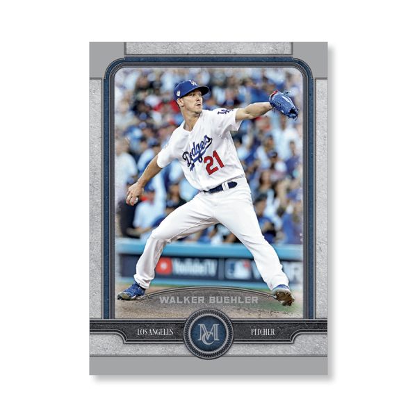 Walker Buehler Topps Museum Baseball Base Cards Poster # to 99- artbble-pos-19tmbb-1087-s