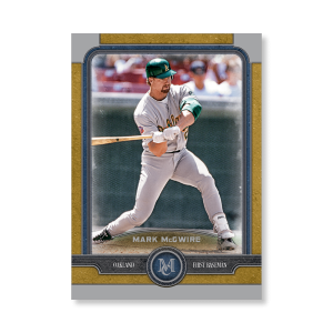 Mark McGwire Topps Museum Baseball Base Cards Poster Gold Ed. # to 1- artbble-pos-19tmbb-1093-gold-s