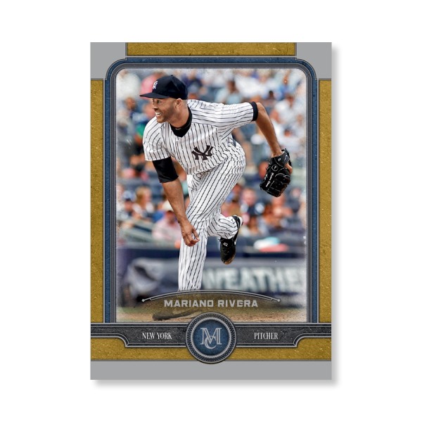 Mariano Rivera Topps Museum Baseball Base Cards Poster Gold Ed. # to 1- artbble-pos-19tmbb-1108-gold-s