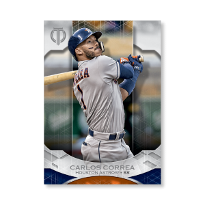 Carlos Correa 2019 Topps Tribute Base Cards Poster # to 99- artbble-pos-19ttri-1001-s