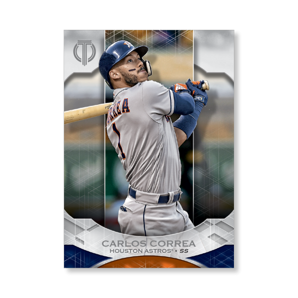 Carlos Correa 2019 Topps Tribute Base Cards Poster # to 99- artbble-pos-19ttri-1001-s