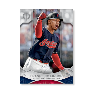 Francisco Lindor 2019 Topps Tribute Base Cards Poster # to 99- artbble-pos-19ttri-1008-s