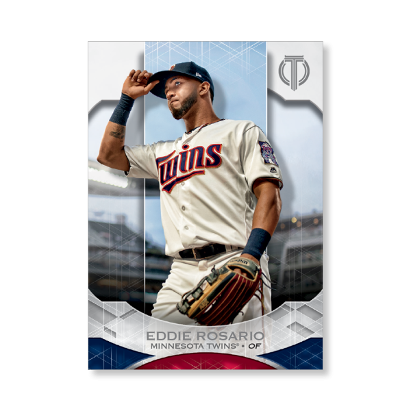 Eddie Rosario 2019 Topps Tribute Base Cards Poster # to 99- artbble-pos-19ttri-1039-s