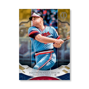 Harmon Killebrew 2019 Topps Tribute Base Cards Poster Gold Ed. # to 1- artbble-pos-19ttri-1068-gold-s