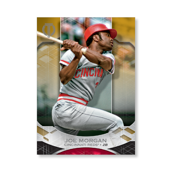 Joe Morgan 2019 Topps Tribute Base Cards Poster Gold Ed. # to 1- artbble-pos-19ttri-1069-gold-s