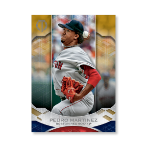 Pedro Martinez 2019 Topps Tribute Base Cards Poster Gold Ed. # to 1- artbble-pos-19ttri-1078-gold-s
