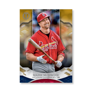 Mark McGwire 2019 Topps Tribute Base Cards Poster Gold Ed. # to 1- artbble-pos-19ttri-1079-gold-s