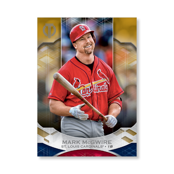 Mark McGwire 2019 Topps Tribute Base Cards Poster Gold Ed. # to 1- artbble-pos-19ttri-1079-gold-s