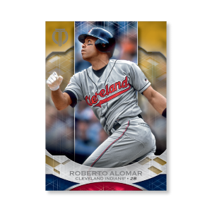 Roberto Alomar 2019 Topps Tribute Base Cards Poster Gold Ed. # to 1- artbble-pos-19ttri-1088-gold-s