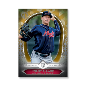 Kolby Allard 2019 Topps Tribute 2019 Rookies Poster Gold Ed. # to 1- artbble-pos-19ttri-1105-gold-s