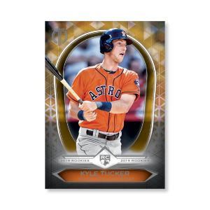 Kyle Tucker 2019 Topps Tribute 2019 Rookies Poster Gold Ed. # to 1- artbble-pos-19ttri-1106-gold-s