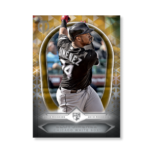 Eloy Jimenez 2019 Topps Tribute 2019 Rookies Poster Gold Ed. # to 1- artbble-pos-19ttri-1113-gold-s