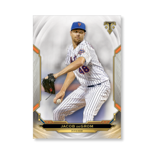 Jacob deGrom 2019 Triple Threads Base Card Poster # to 99- artbble-pos-19tttb-1061-s