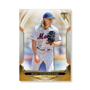 Noah Syndergaard 2019 Triple Threads Base Card Poster Gold Ed. # to 1- artbble-pos-19tttb-1062-gold-s