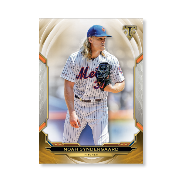 Noah Syndergaard 2019 Triple Threads Base Card Poster Gold Ed. # to 1- artbble-pos-19tttb-1062-gold-s