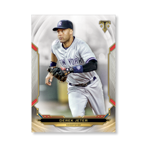Derek Jeter 2019 Triple Threads Base Card Poster # to 99- artbble-pos-19tttb-1068-s