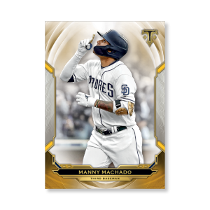 Manny Machado 2019 Triple Threads Base Card Poster Gold Ed. # to 1- artbble-pos-19tttb-1081-gold-s