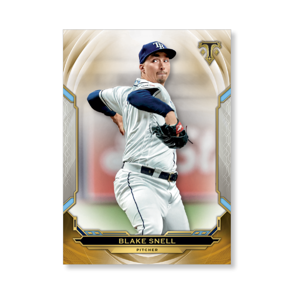 Blake Snell 2019 Triple Threads Base Card Poster Gold Ed. # to 1- artbble-pos-19tttb-1091-gold-s