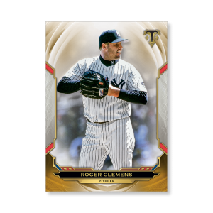 Roger Clemens 2019 Triple Threads Base Card Poster Gold Ed. # to 1- artbble-pos-19tttb-1099-gold-s