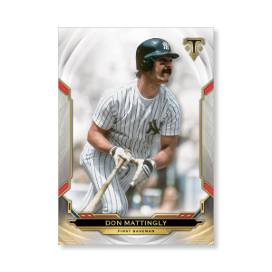 Don Mattingly 2019 Triple Threads Base Card Poster # to 99- artbble-pos-19tttb-1100-s
