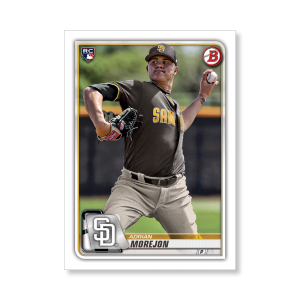 Adrian Morejon 2020 Bowman Baseball Base Cards Poster # to 99- artbble-pos-20bwbb-1009-s