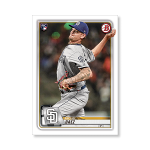 Michel Baez 2020 Bowman Baseball Base Cards Poster # to 99- artbble-pos-20bwbb-1010-s