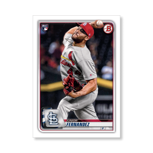 Junior Fernandez 2020 Bowman Baseball Base Cards Poster # to 99- artbble-pos-20bwbb-1014-s