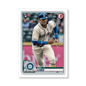 Kyle Lewis 2020 Bowman Baseball Base Cards Poster # to 99- artbble-pos-20bwbb-1017-s