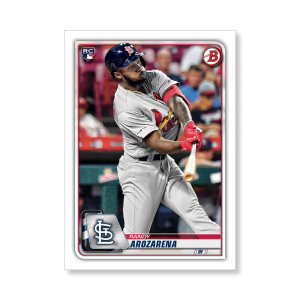 Randy Arozarena 2020 Bowman Baseball Base Cards Poster # to 99- artbble-pos-20bwbb-1018-s