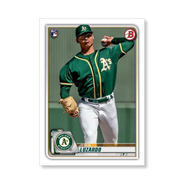 Jesus Luzardo 2020 Bowman Baseball Base Cards Poster # to 99- artbble-pos-20bwbb-1023-s