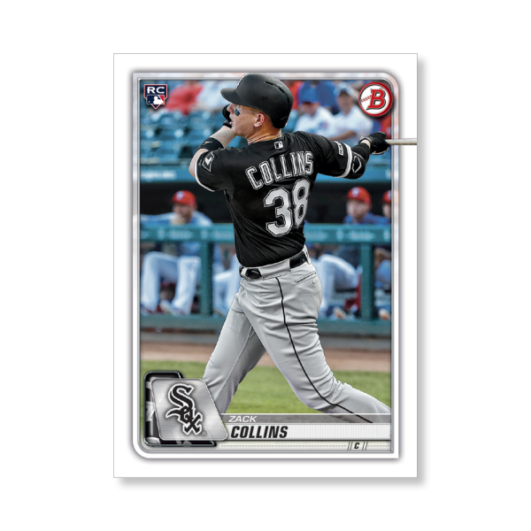 Zack Collins 2020 Bowman Baseball Base Cards Poster # to 99- artbble-pos-20bwbb-1024-s
