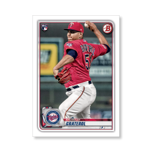 Brusdar Graterol 2020 Bowman Baseball Base Cards Poster # to 99- artbble-pos-20bwbb-1027-s