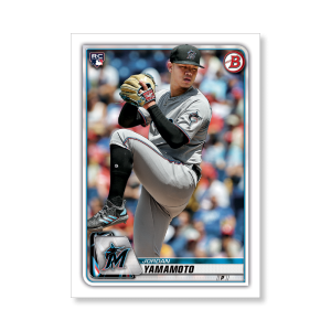 Jordan Yamamoto 2020 Bowman Baseball Base Cards Poster # to 99- artbble-pos-20bwbb-1031-s