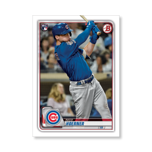 Nico Hoerner 2020 Bowman Baseball Base Cards Poster # to 99- artbble-pos-20bwbb-1035-s