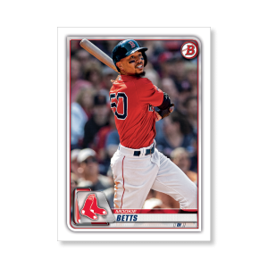 Mookie Betts 2020 Bowman Baseball Base Cards Poster # to 99- artbble-pos-20bwbb-1049-s