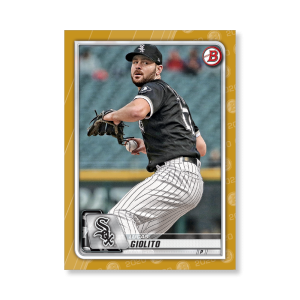 Lucas Giolito 2020 Bowman Baseball Base Cards Poster Gold Ed. # to 1- artbble-pos-20bwbb-1053-gold-s