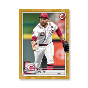 Joey Votto 2020 Bowman Baseball Base Cards Poster Gold Ed. # to 1- artbble-pos-20bwbb-1055-gold-s