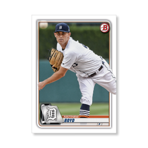 Matthew Boyd 2020 Bowman Baseball Base Cards Poster # to 99- artbble-pos-20bwbb-1061-s